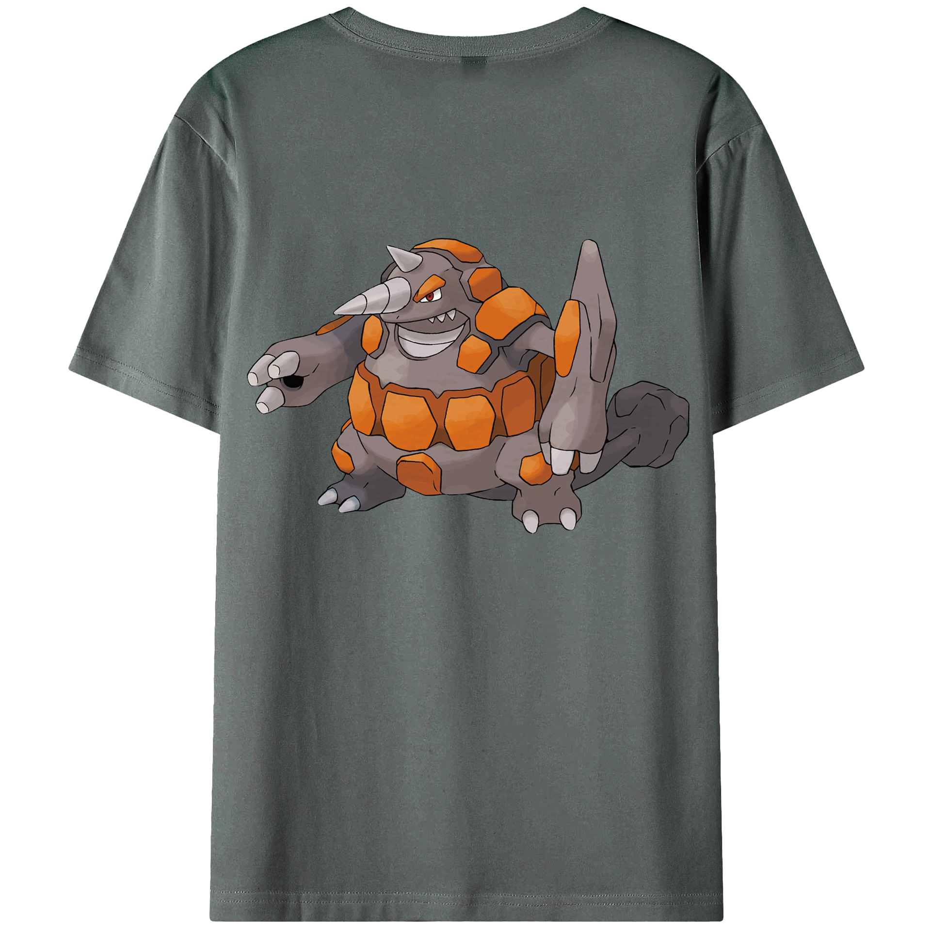 （画像用） ポケットモンスター Pokémon 綿100％ メンズ半袖Tシャツ（バックプリント） 通気性